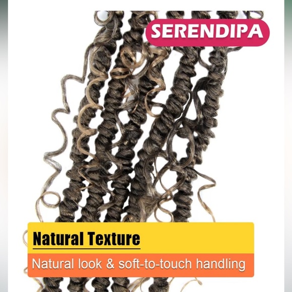 NWT Passion Twist Crochet Hair 14 Inch Pre Looped Boho Braiding Hair - Picture 5 of 7